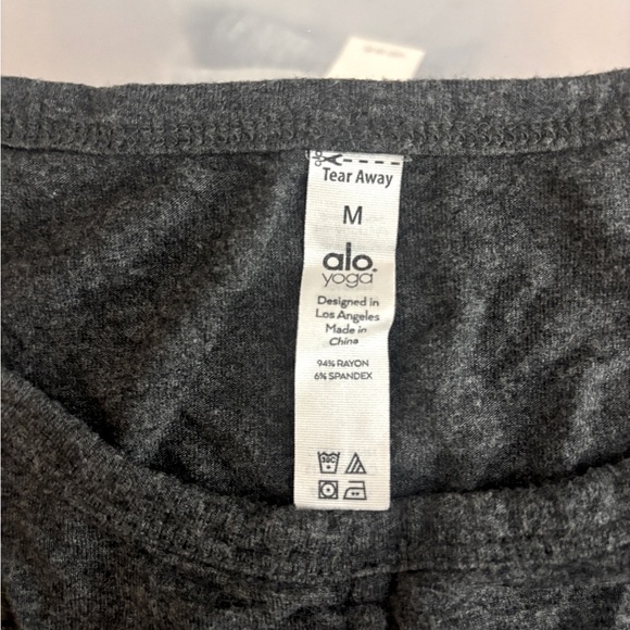 ALO Yoga Gray Wrap Tank Top - Size M - Picture 3 of 6